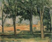 Paul Cezanne Chestnut Trees at Jas de Bouffan
